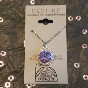 Nwt Swarvoski Crystal Necklace Destine